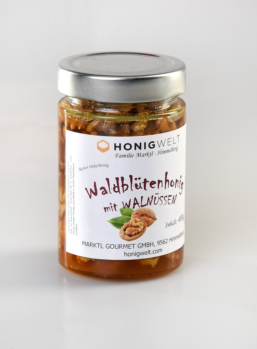 Waldblütenhonig mit Walnüssen