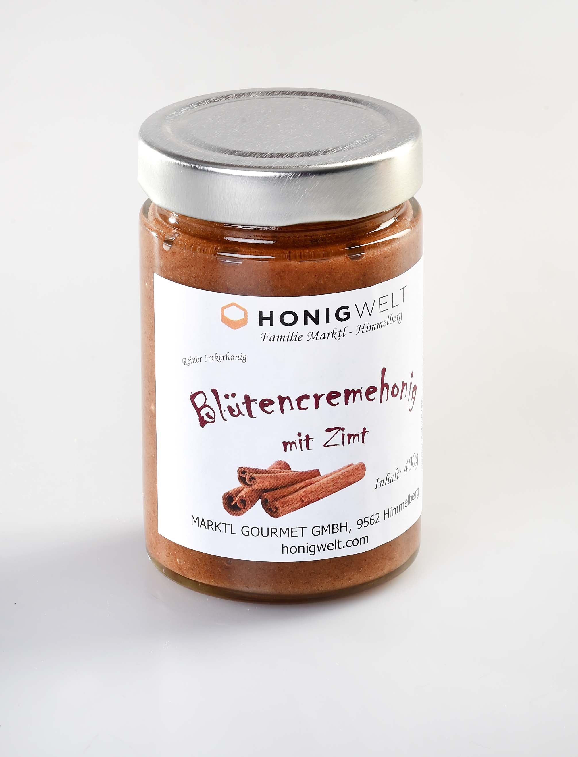 Blütencremehonig mit Zimt