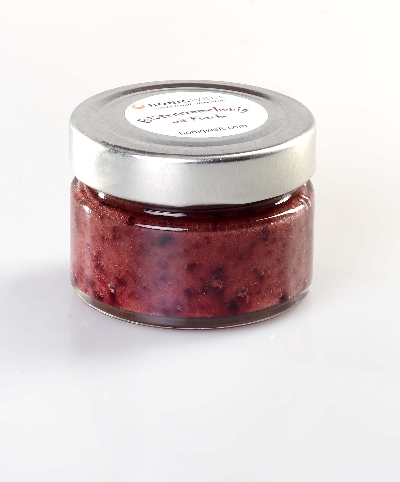Blütencremehonig mit Kirsche
