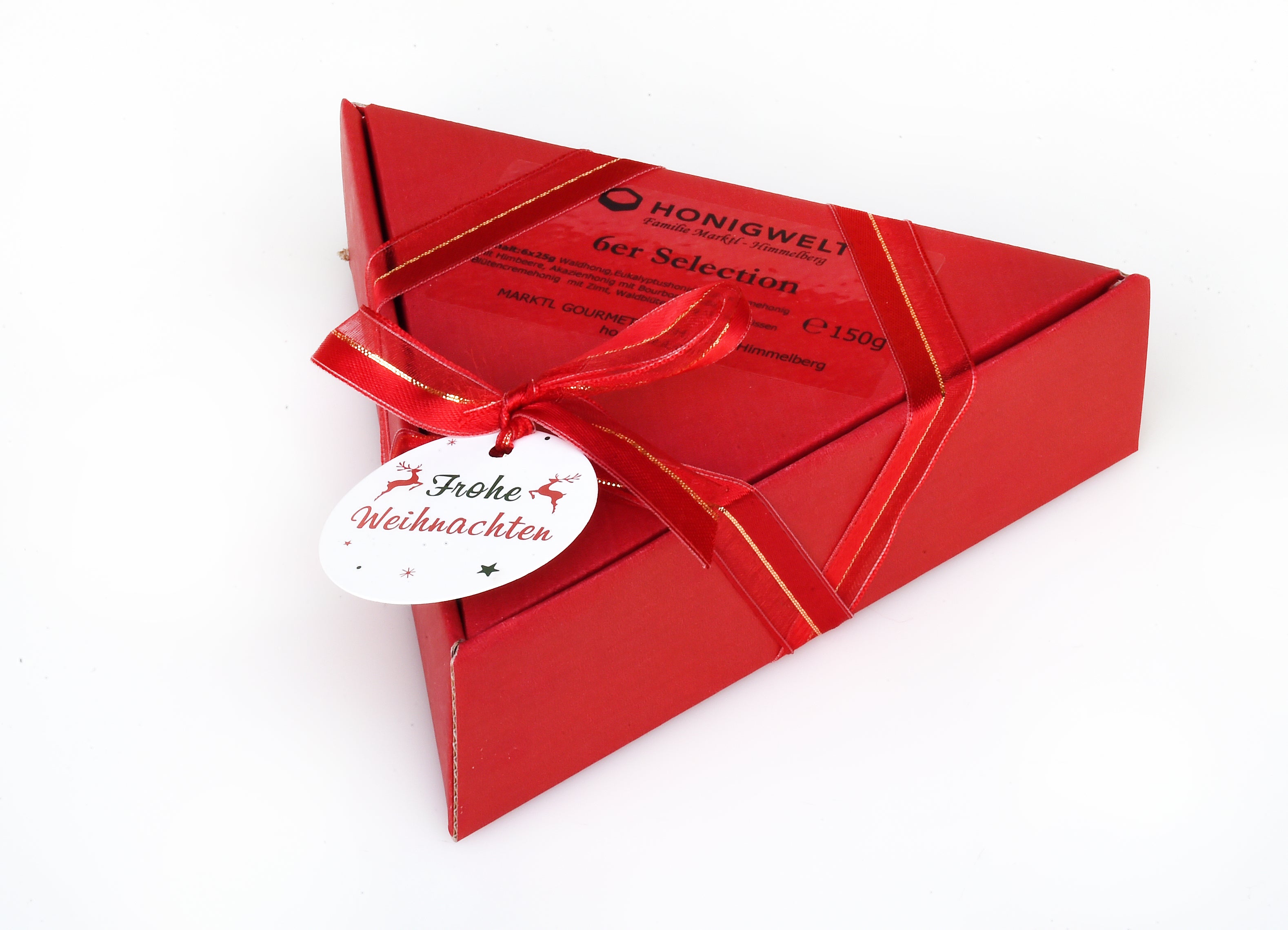 6er Minis Honig Triangel als Geschenk